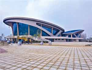 巢湖地标建筑：“海鸥”体育馆